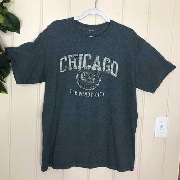 Chicago The Windy City Tee Shirt T-shirt
Size XL 46 - 48
Crew Neck 
60% Cotton - Picture 7 of 16